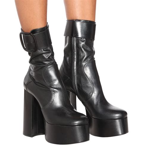 Saint Laurent Billy Platform Boots 